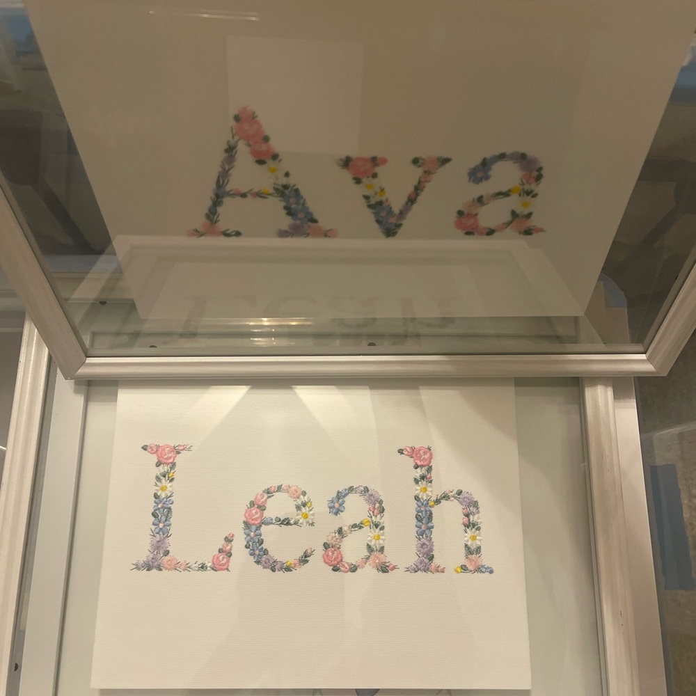 Floral Name Art Print